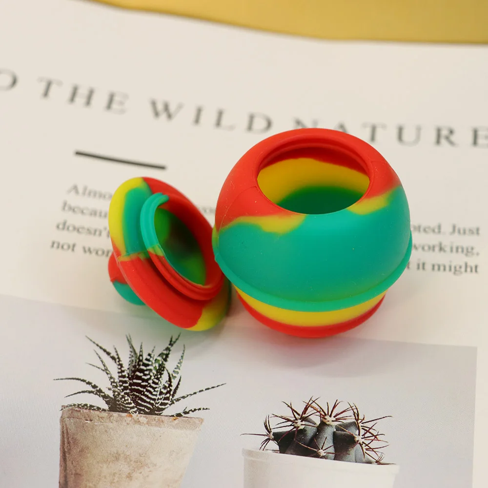 Новое поступление силиконовые урна шкатулка Форма банка для табака таблетница