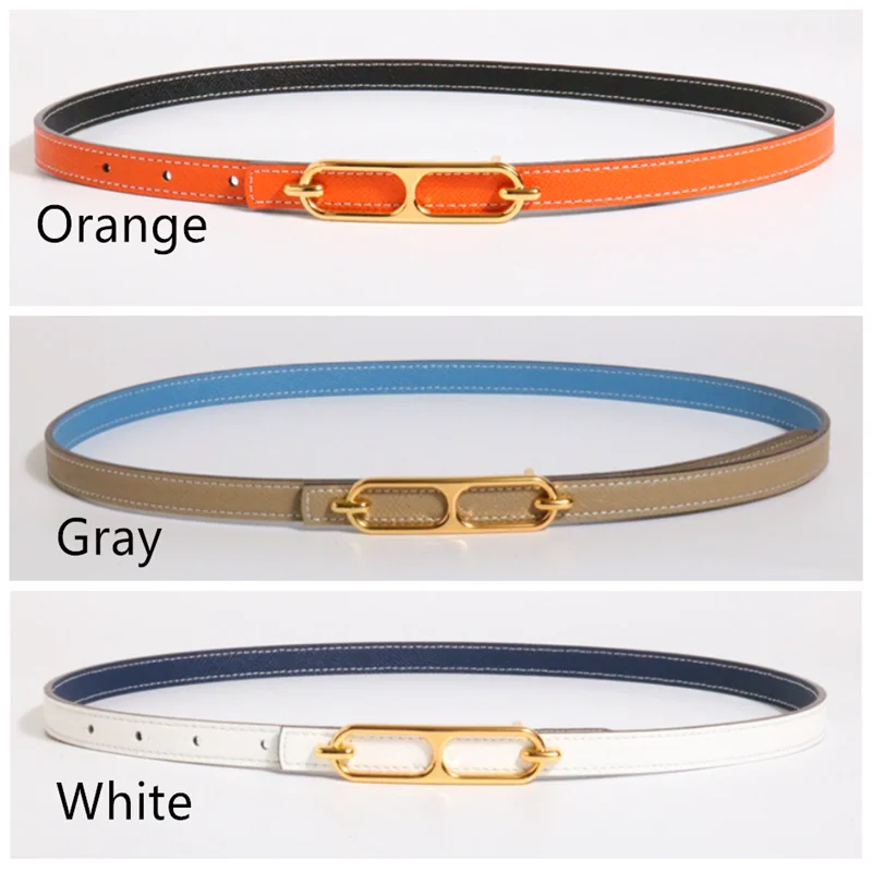 2020 new Luxury brand High quality Pig nose Letter H women real leather belts buckle dress jeans sweater waistband belt