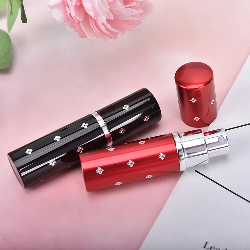 1pc 10ml Mini Portable Empty Perfume Bottle Metal Spray Scent Pump Case Travel Refillable Atomizer 2 Styles | Красота и здоровье