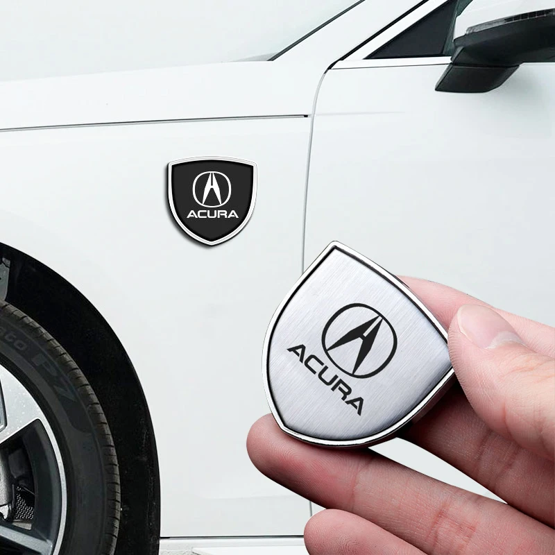 

3D Metal Emblem Stickers Car Body Decor Auto Badge Labeling Decals for Acura Integra TL TLX ILX RL NSX ZDX MDX RDX TSX RSX RLX