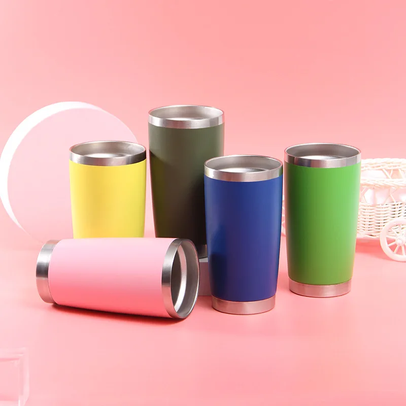 20 унций термос льда/горячей воды с двойными стенками Изолированная кружка для