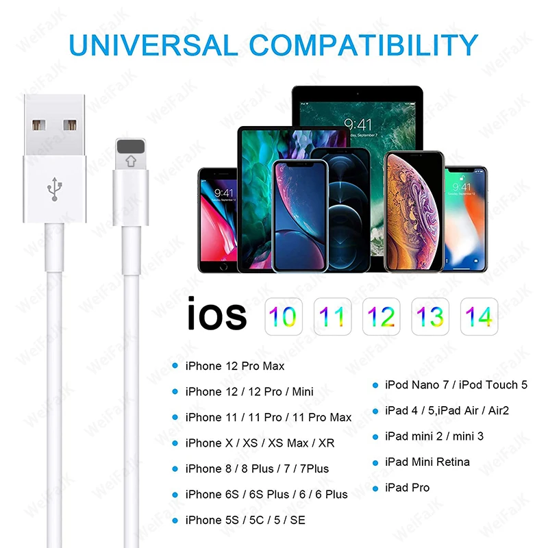 Apple 1 м 2 оригинальный Usb кабель Lightning для iPhone X Xs 11 12 Pro Max Xr 8 7 6 6s Plus Быстрая зарядка