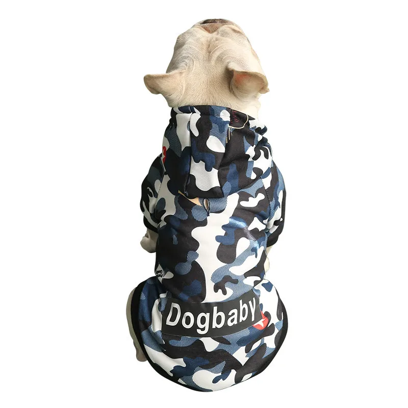 

Camouflage Dog Hoodie Winter Warm Dog Costumes For Small Medium Dogs French Bulldog Coat Jacket Dogs Pets Clothing S-XXL