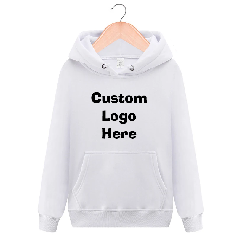Высококачественные мужские толстовки на заказ с принтом логотипа дизайнерская