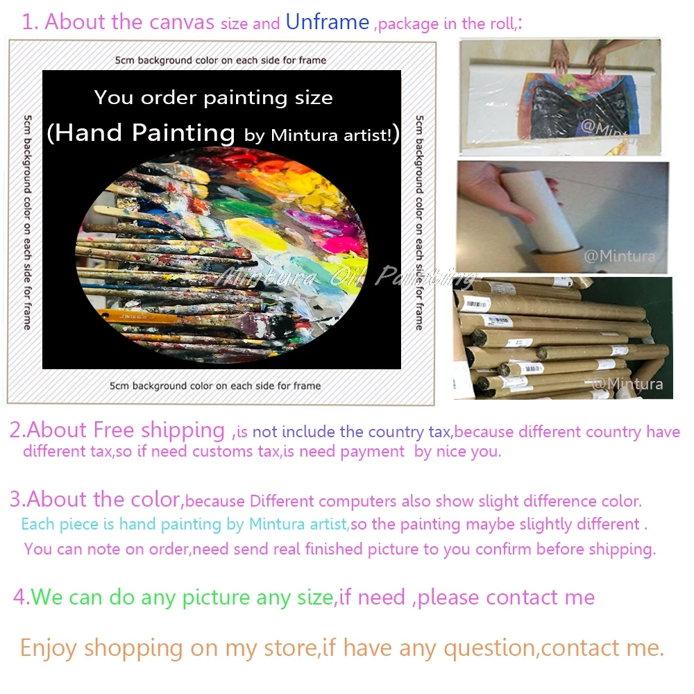 Картина маслом на холсте без рамки 50 х60 см | Дом и сад