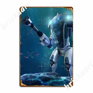 Subnautica, игры, металлический знак, дизайн клуба, Постер для дома, клуба, бара, оловянные плакаты