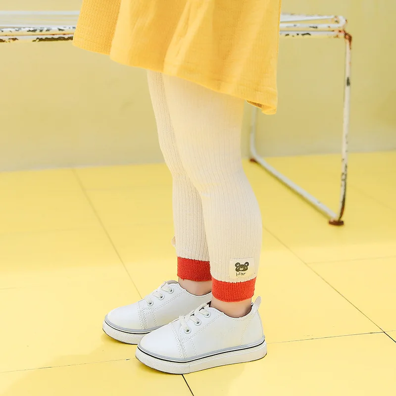 Детские леггинсы из чистого хлопка теплые и удобные мягкие брюки для девочек