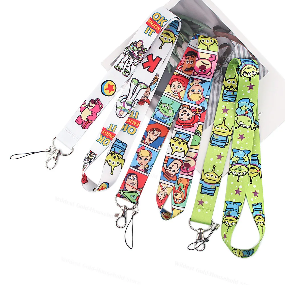 История игрушек Мобильный телефон ремни для фиксации на шее Disney Вуди Базз Лайтер