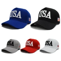 unisex outdoor 2020 sports baseball cap usa 45 american flag 3d embroidery adjustable turnback trucker hat