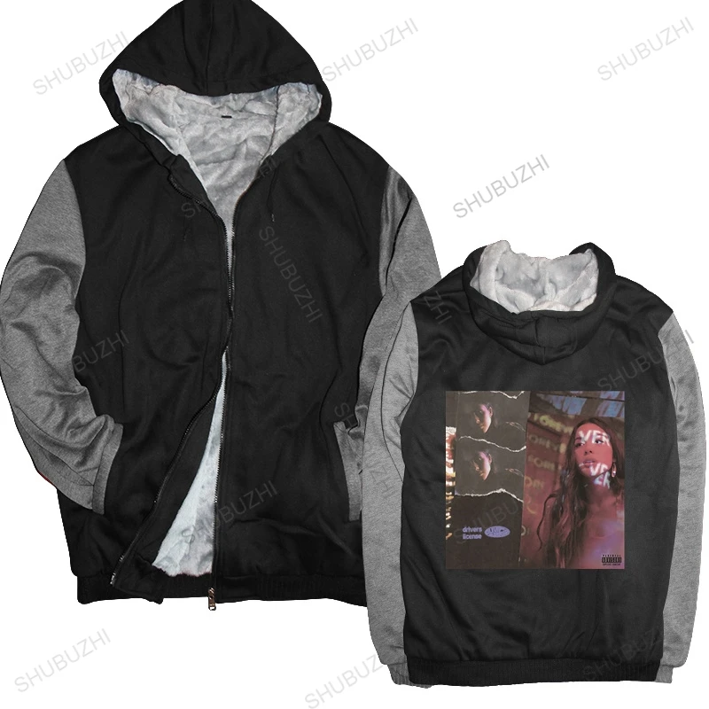 

shubuzhi winter Anime Olivia Rodrigo Printed hooded zipper Oversized and Comfortable hoodie thick hoody pullover sweatshirt Tops