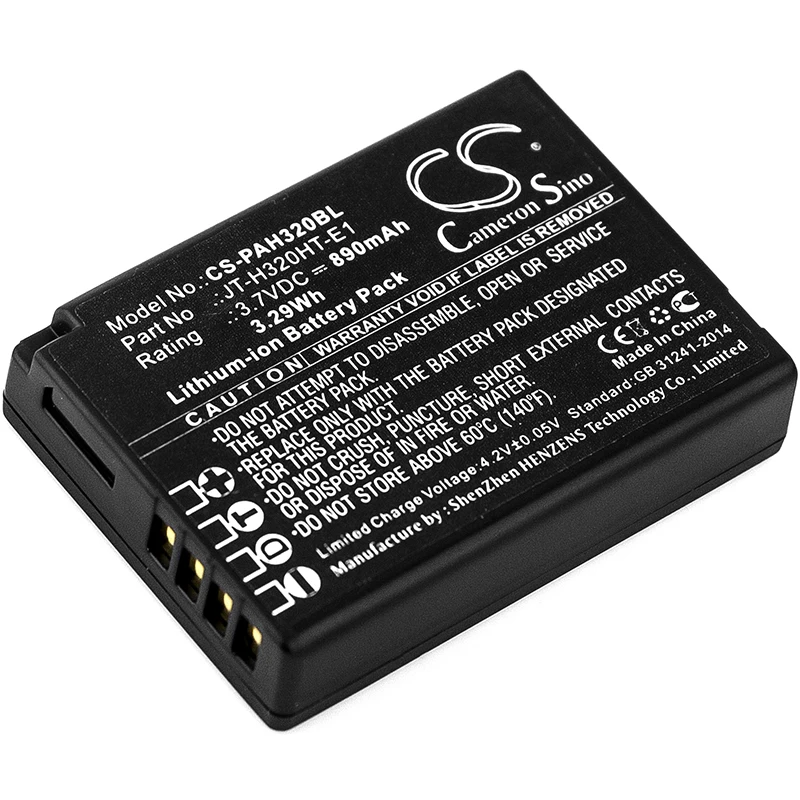 

CS 890mAh/3.29Wh battery for Panasonic Handheld H320,JT-H320HT,JT-H320HT-E1,JT-H320HT-E2 JT-H320HT-E1,JT-H320HT-E2