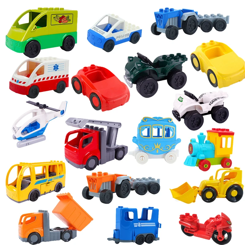 Конструктор городской самолет автомобиль мотоцикл большие строительные