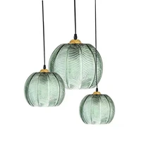 nordic modern style glass chandelier hanging ceiling lamp for living room dining room light luxury personality bedroom lamp