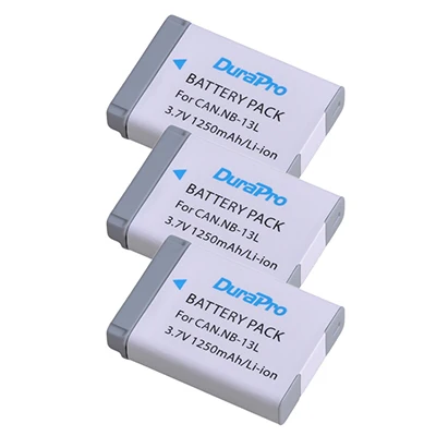 3 Battery 2 шт. NB-13L NB 13L 1250 мА/ч, Перезаряжаемые Батарея+ светодиодный 3-Порты USB Зарядное устройство для Canon G5X G7X G9X G7 X Mark II SX720 HS Камера - Цвет: 3 Battery