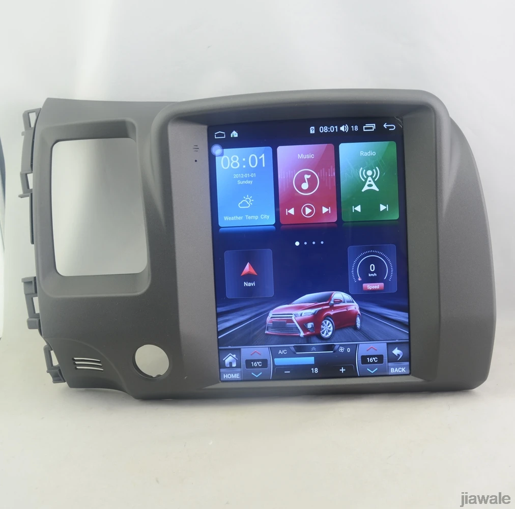 Автомагнитола с вертикальным экраном 10 4 дюйма восьмиядерным процессором Android GPS