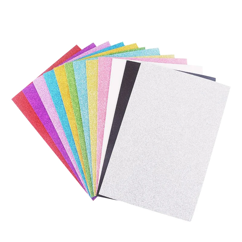 Бесплатная доставка A4 10 шт. блестящая яркая поролоновая бумага пенобумага для