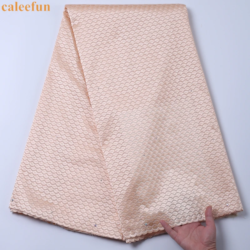 Нигерийская африканская кружевная ткань высокого качества для мужчин хлопковая