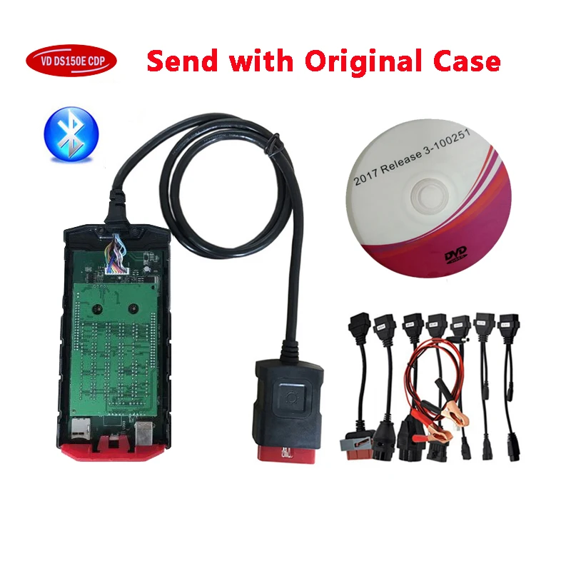 2021 новый Vci Obd Obd2 сканер для delicht VD Ds150e CDP USB Bluetooth 2018.R0/2017 r3 генератор ключей