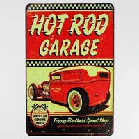 metal tin sign hot rod garage decor bar pub vintage retro poster cafevisit our store more products