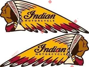 

Vinyl Stickers Decals Indian Motorcycle War Hats Suitable for Helmets Weatherproof Suitable for Windows, Cars, Bumpers, Laptops