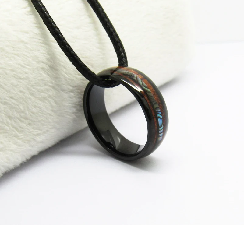 Черные кольца из карбида вольфрама шириной 8 мм для мужчин инкрустация