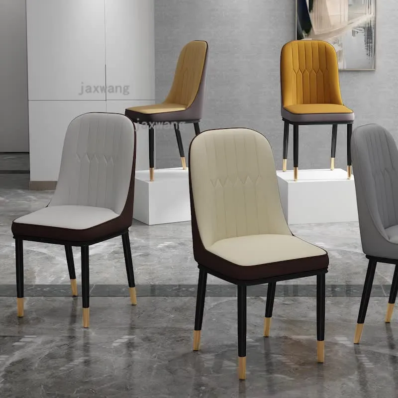 Светильник роскошная Скандинавская спинка обеденные стулья креативный