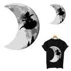 Термочувствительные нашивки moon Stripe, термоклейкие нашивки на одежду, индивидуальные нашивки