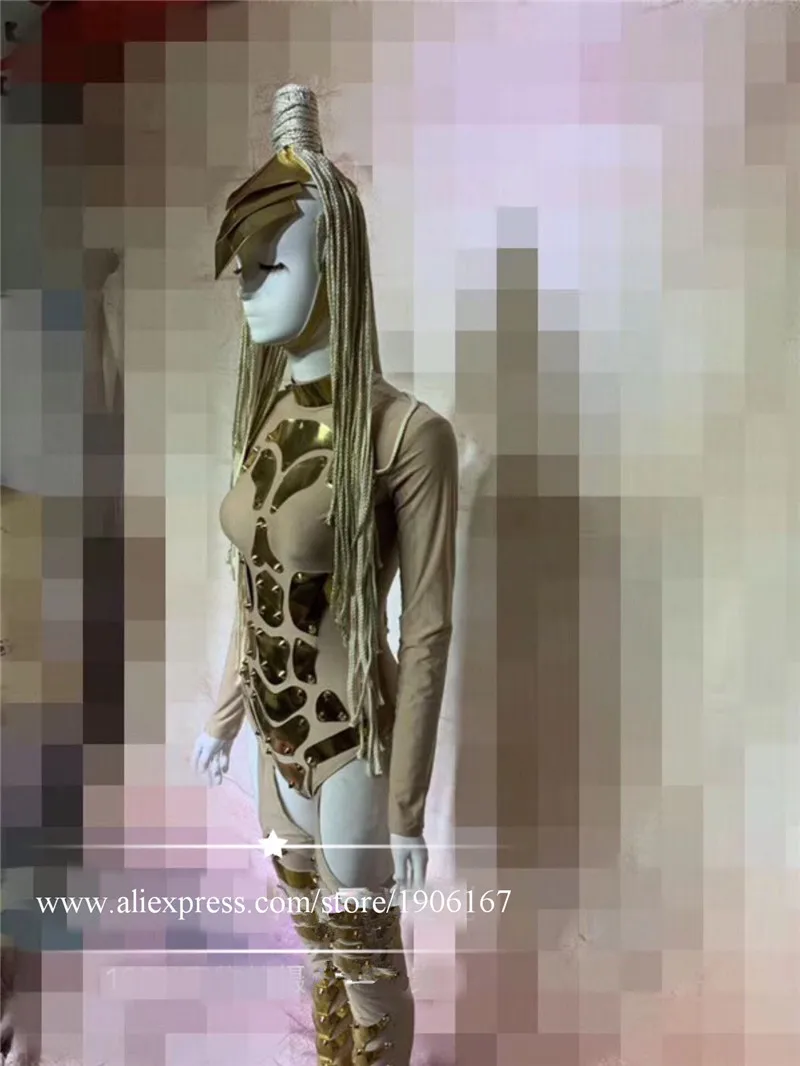 Ночной клуб бар танец команда сценическое шоу одежда из зеркал сексуальная леди