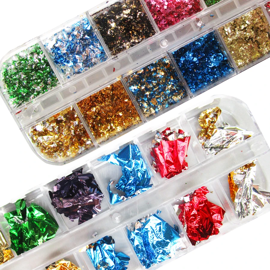 3D фотофольга листовая бумага украшение для ногтевого дизайна необычная