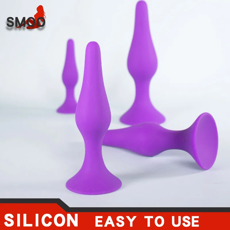 Анальная пробка SMOO анальная для пар интимные товары взрослых Силиконовый