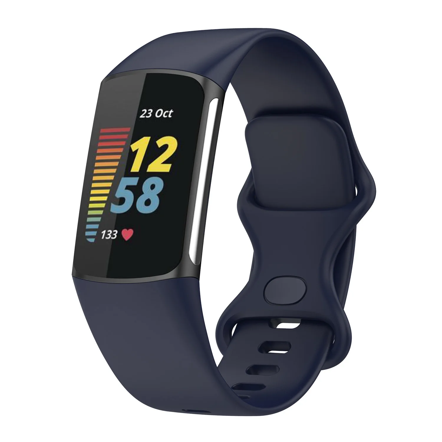 

Ремешок для часов Fitbit Charge 5, Регулируемый мягкий силиконовый спортивный сменный Браслет для занятий спортом