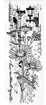 Прозрачный штамп фон цветок Сделай Сам альбом для скрапбукинга карточек