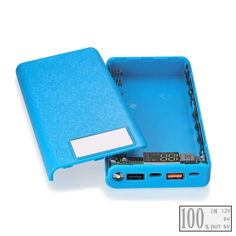3.0USB зарядное устройство чехол DIY Pack 8X 18650 для батареи мобильный телефон с