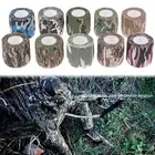 Один шт. Охота Маскировка эластопласт камуфляжная эластичная оберточная лента самоклеящаяся спортивная защита лодыжки колена пальца руки повязка
