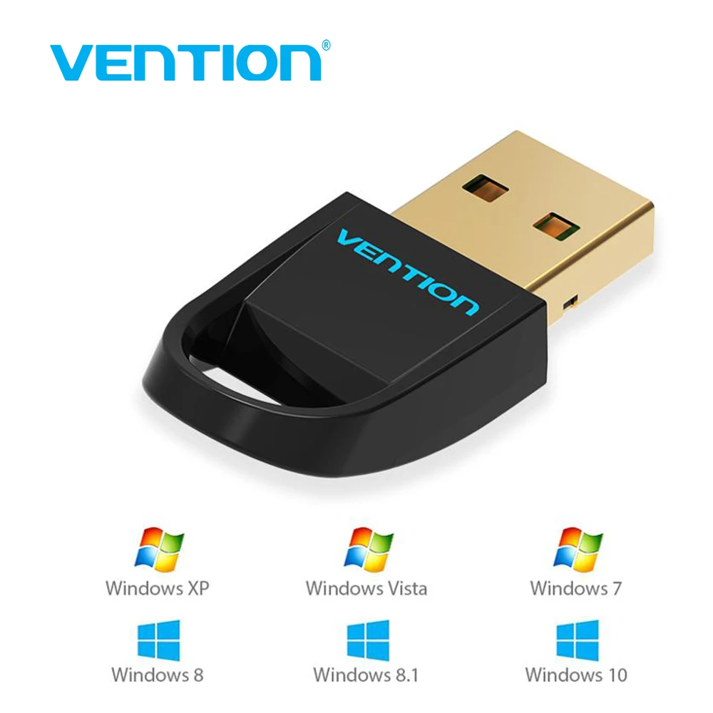 

USB-адаптер Vention Bluetooth V4.0, двухрежимный беспроводной Bluetooth-ключ, ДУС, аудиоприемник, адаптер для планшетных компьютеров Win7/8/XP