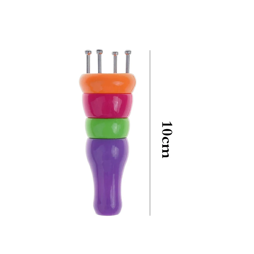 Вязаный Пластик пряжа из шерсти вязаный катушки жгутовых полосок комплект мини