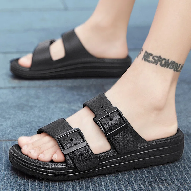 

Unisex EVA Summer Slippers Women house indoor home Slippers 2021 Casual Shoes flip flops Sandals Light Soft White Pink Size 45