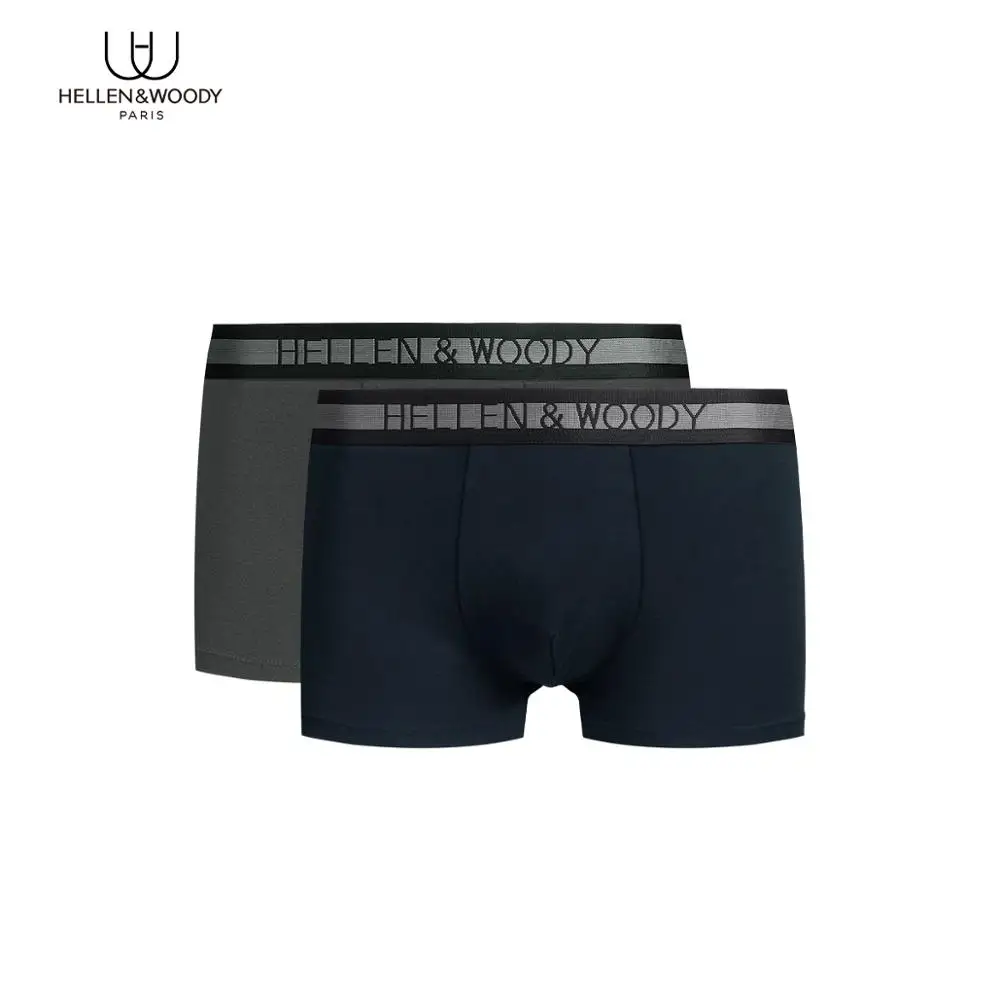 Элитное Мужское нижнее белье HELLEN & Вуди боксеры из смешанного хлопка с эффектом