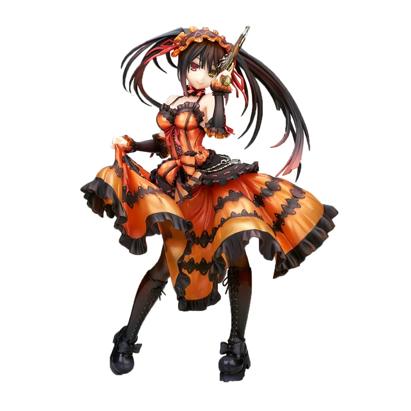 

Pre-Sale Date A Live Tokisaki Kurumi Dual Horsetail Modelling Anime Action Figure Doll Japanese Hand-Made Collection Model Toys