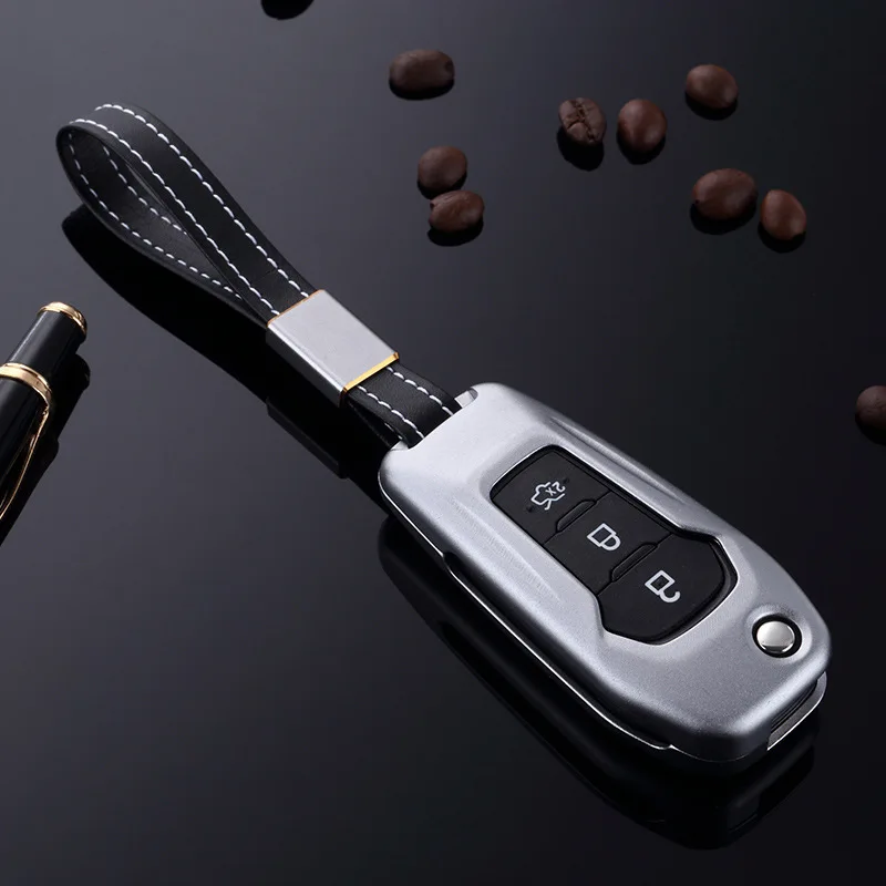 Высококачественный чехол для ключа из алюминиевого сплава Чехол-держатель Ford