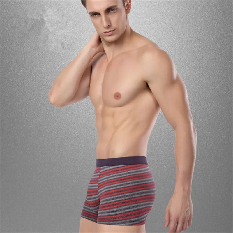 Мужское нижнее белье из бамбукового волокна с реактивной окраской плоские шорты