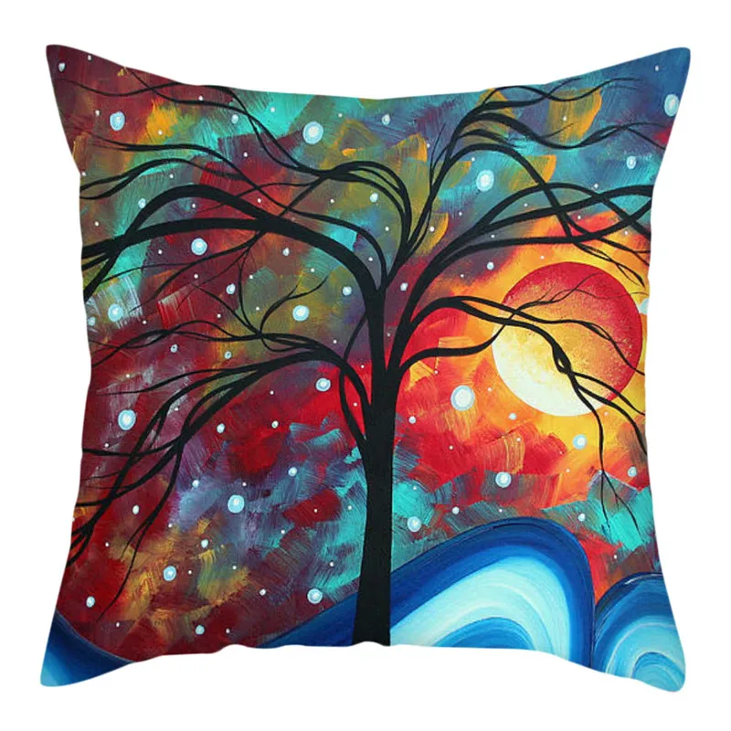Наволочки Fuwatacchi с принтом увядших веток наволочки звездного неба для подушек