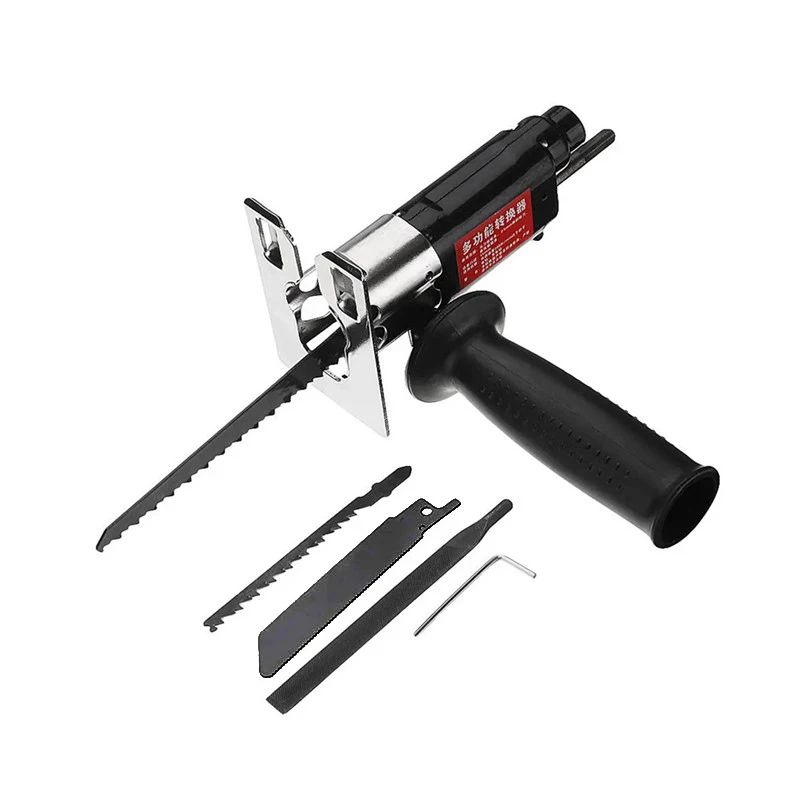 

Multifunction Reciprocating Saw Attachment Change Electric Drill Into Reciprocating Saw Jig Saw Metal File To Wood Metal Cutting