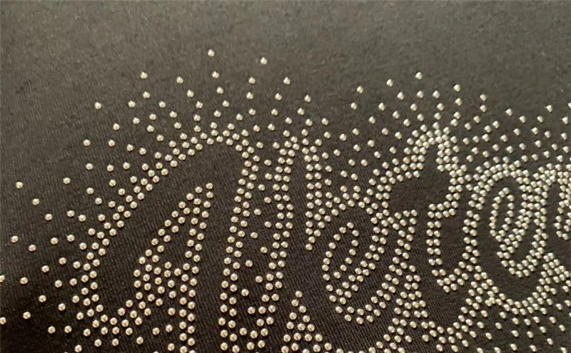 Футболка оверсайз с серебристыми заклепками для мужчин и женщин 2020ss|Мужские