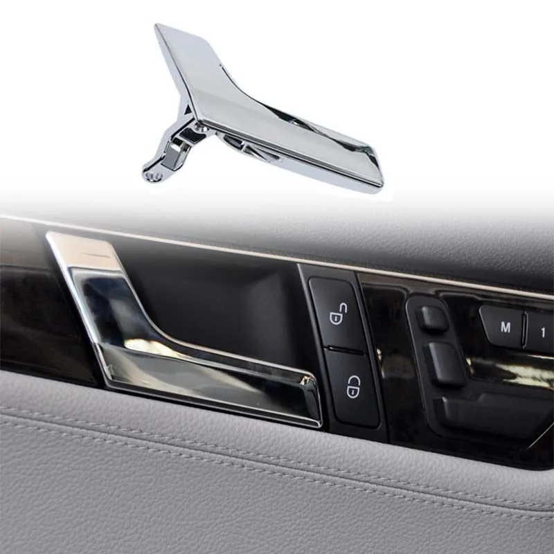 Оригинальные хромированные матовые автомобильные внутренние дверные ручки для