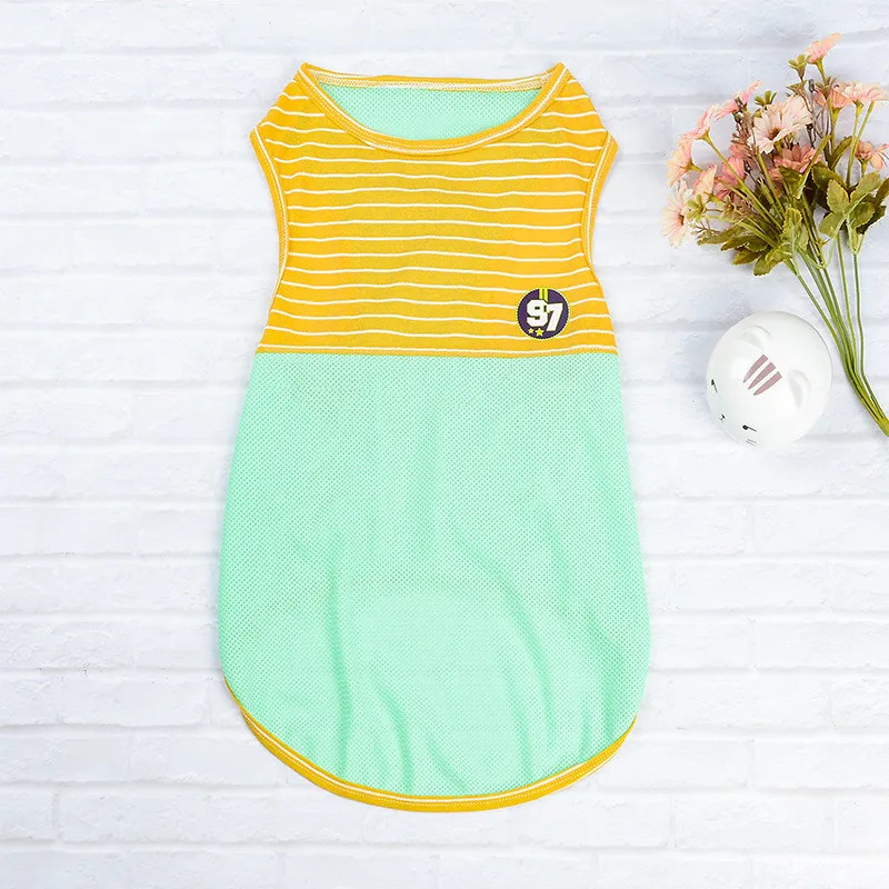 Хлопковая одежда для домашних животных камуфляжный сетчатый жилет собак