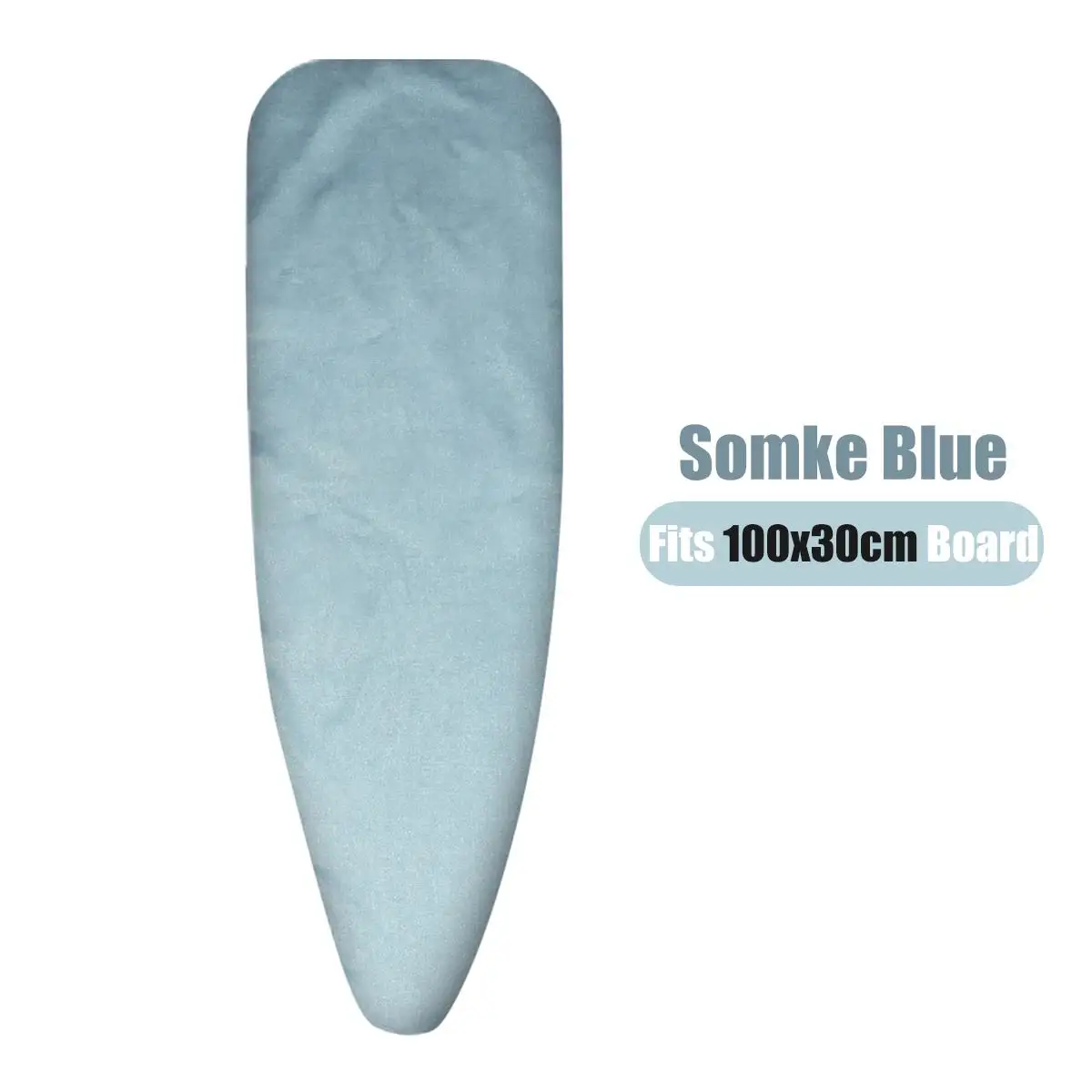 Smoke blue 100x30cm Универсальный держатель ткани с принтом из хлопка, толстый удерживающий тепло, войлок, домашний держатель ткани 90x30/100x30/110x34 см - Цвет: Smoke blue 100x30cm
