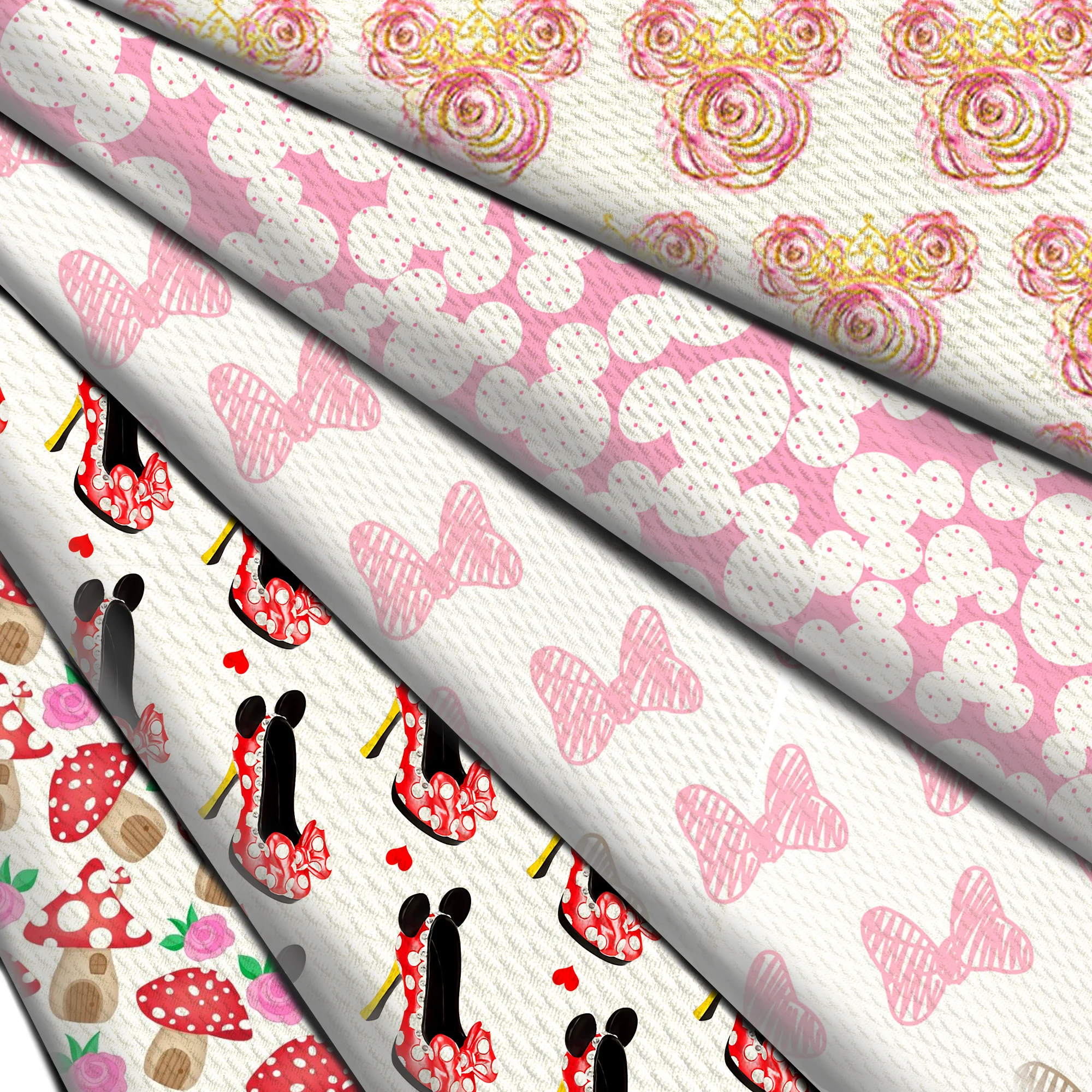 1/2 ярда трикотажная ткань из эластичного спандекса с рисунком животных Подсолнух