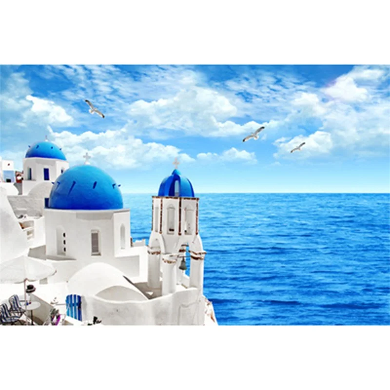 Child Adult Puzzle Educational Toy Aegean Scene Style Plane Puzzles 1000PCS | Игрушки и хобби