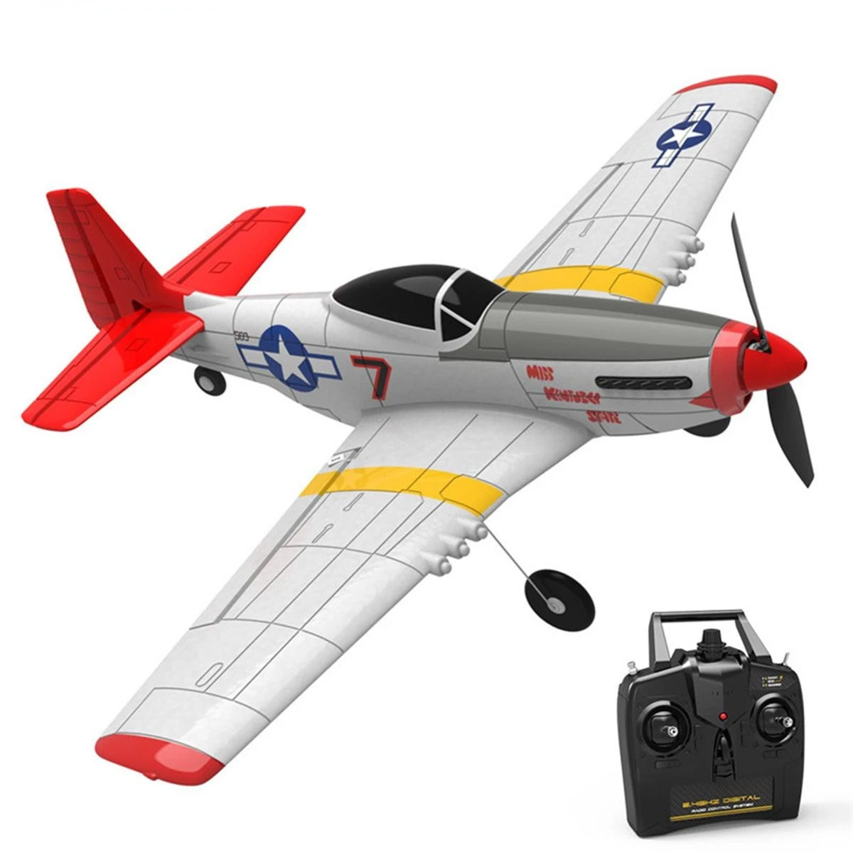 

Eachine Mini EPP 400mm Wingspan 2.4G 6-Axis Electric RC Airplane Trainer 14mins Fight Time Fixed Wing RTF for Beginner
